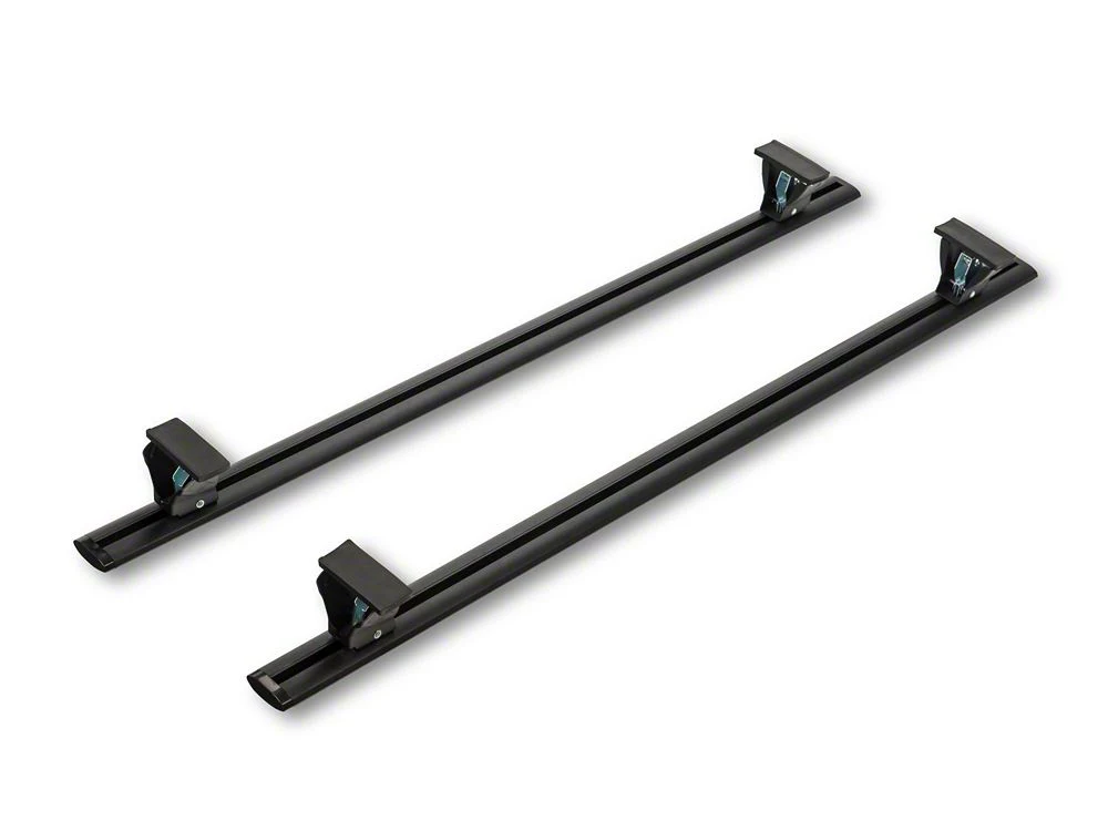 RedRock Cross Bar Roof Rack; Black; 60-Inch (16-18 Tacoma) - Image 3