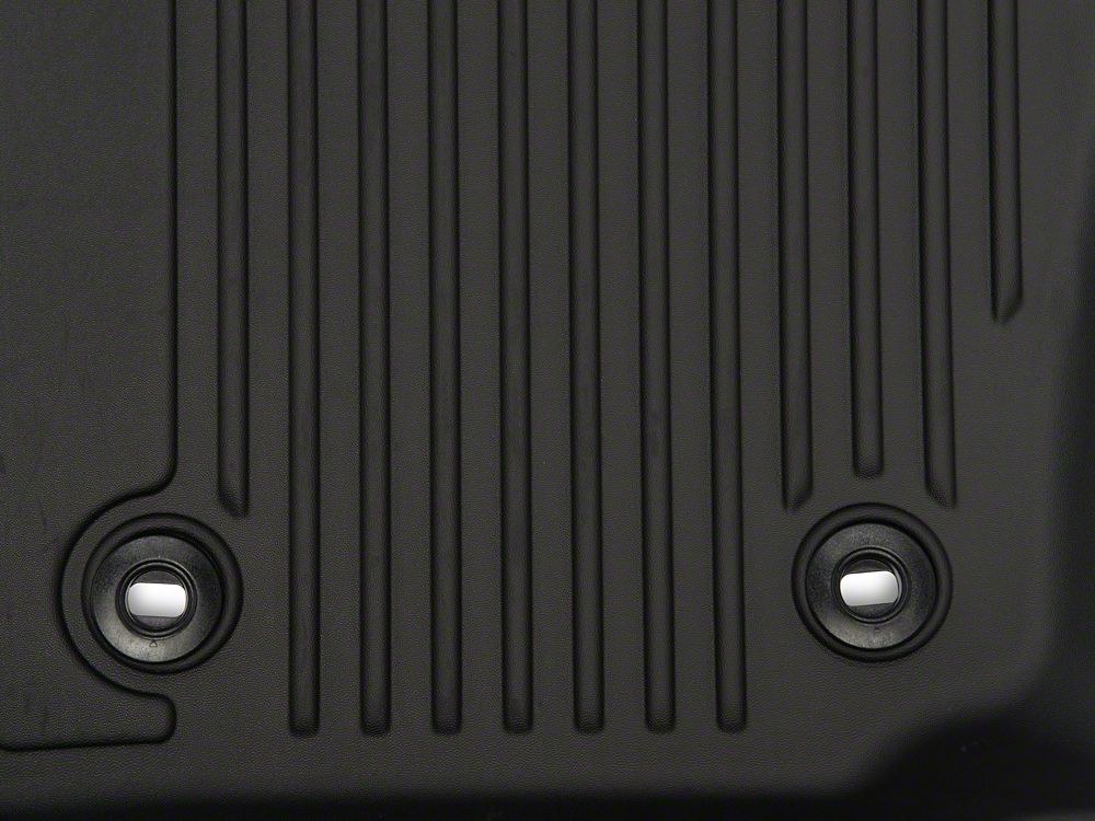 RedRock Custom Fit All-Weather Front and Rear Floor Liners; Black (24-26 Tacoma Double Cab) - Image 5
