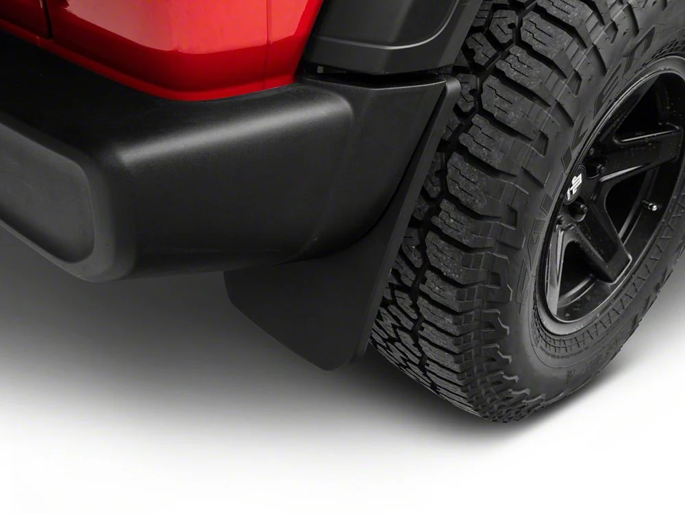 RedRock Custom Molded Mud Guards; Front and Rear (18-25 Jeep Wrangler JL, Excluding Rubicon) - Image 2