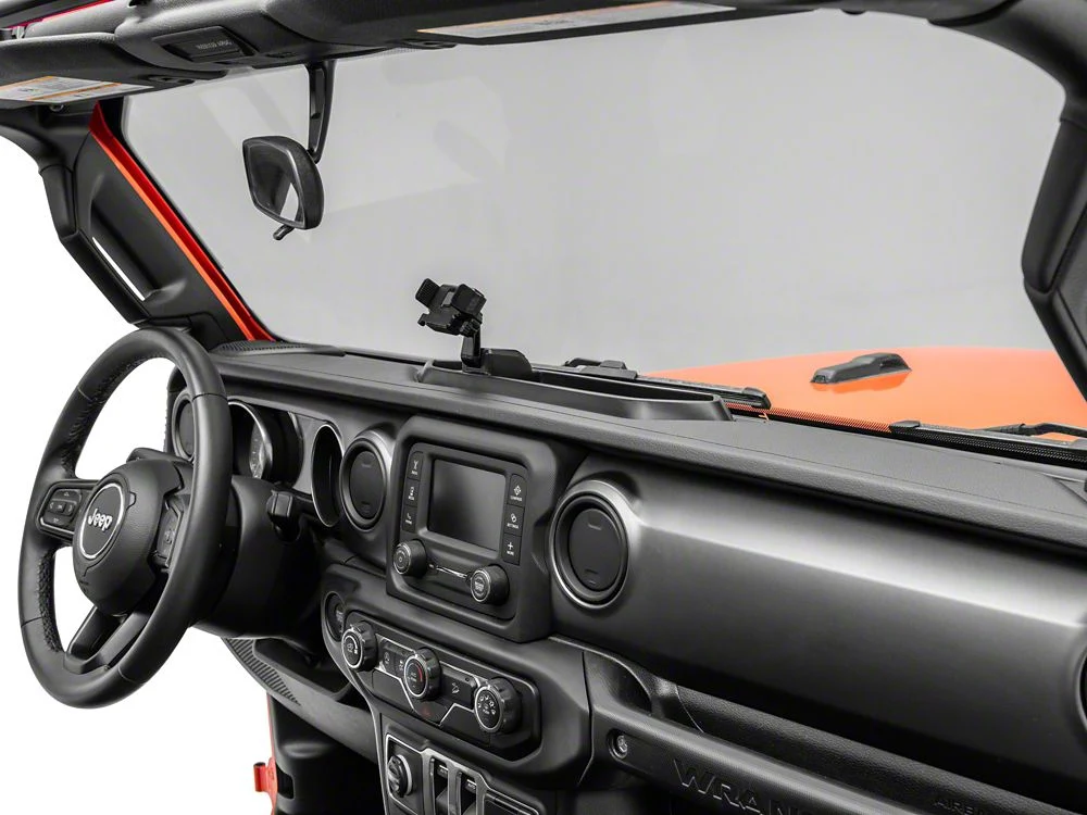 RedRock Dash Mounted Phone Holder with Storage Compartment (18-23 Jeep Wrangler JL)