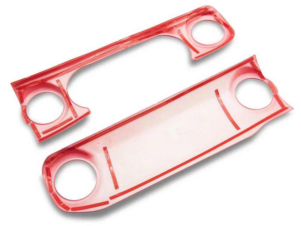 RedRock Dash Panel Overlay; Red (18-23 Jeep Wrangler JL) - Image 3