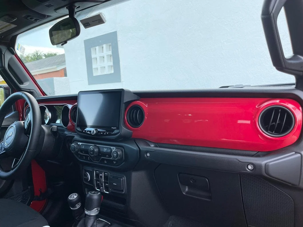 RedRock Dash Panel Overlay; Red (20-23 Jeep Gladiator JT) - Image 10