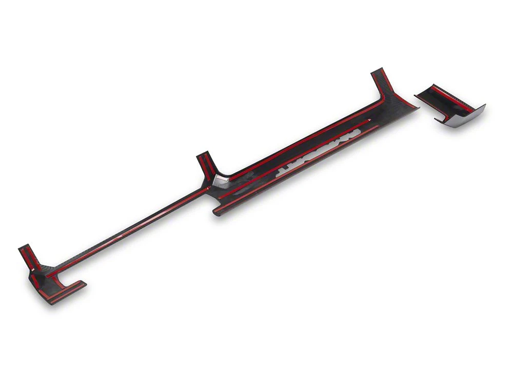 RedRock Dashboard Trim; Carbon Fiber Style (24-26 Tacoma w/o 14.30-Inch Screen) - Image 3