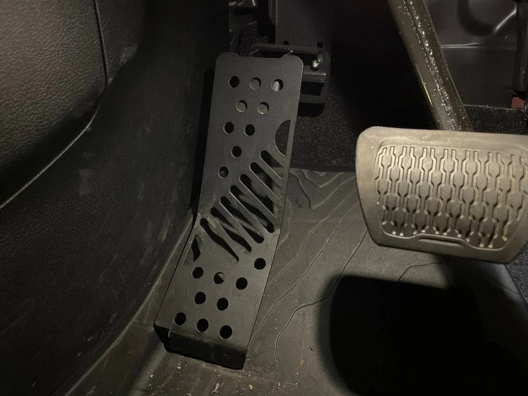 RedRock Dead Pedal Assembly; Matte Black (18-25 Jeep Wrangler JL w/ Automatic Transmission, Excluding 4xe) - Image 11