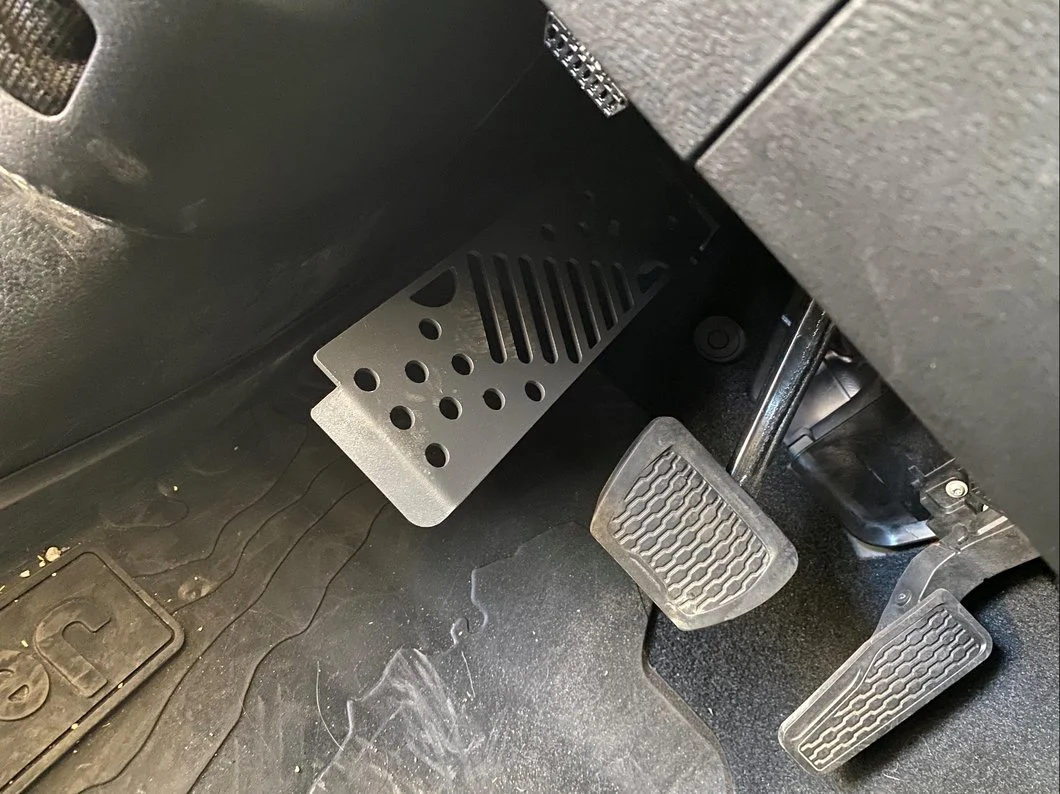 RedRock Dead Pedal Assembly; Matte Black (18-25 Jeep Wrangler JL w/ Automatic Transmission, Excluding 4xe) - Image 12