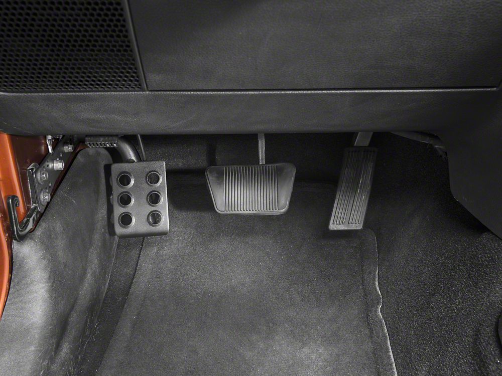 RedRock Dead Pedal; Driver Side (07-18 Jeep Wrangler JK w/ Automatic Transmission) - Image 3