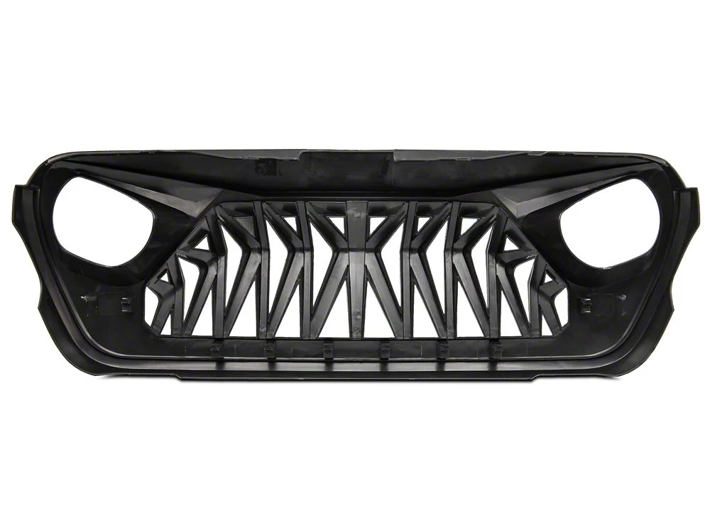 RedRock Deep Woods Grille; Matte Black (20-25 Jeep Gladiator JT w/o TrailCam) - Image 7