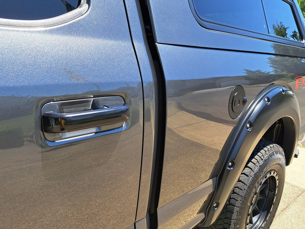 RedRock Door Handle Covers; Black (15-20 F-150 SuperCrew) - Image 10