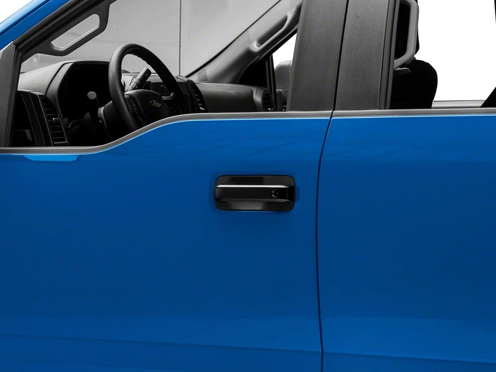 RedRock Door Handle Covers; Black (15-20 F-150 SuperCrew) - Image 6