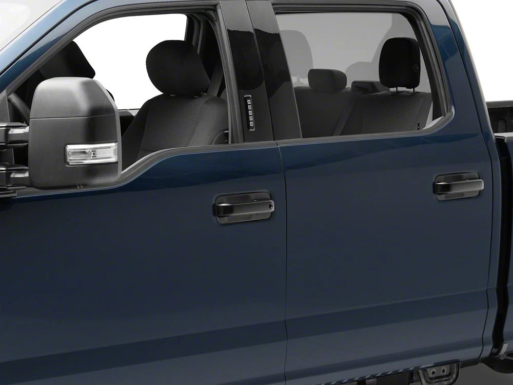 RedRock Door Handle Covers; Black (17-22 F-350 Super Duty SuperCrew) - Image 4