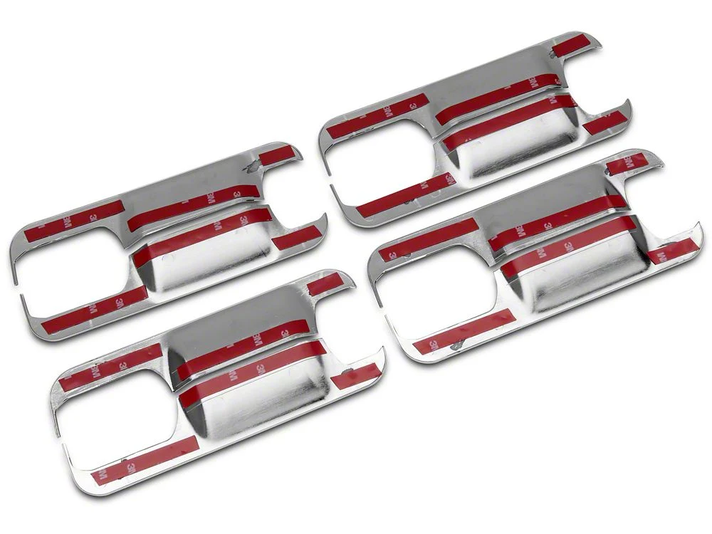 RedRock Door Handle Covers; Buckets Only; Chrome (17-22 F-350 Super Duty SuperCrew) - Image 4