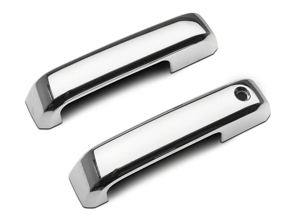 RedRock Door Handle Covers; Door Pulls Only; Chrome (17-22 F-250 Super Duty Regular Cab, SuperCab) - Image 3