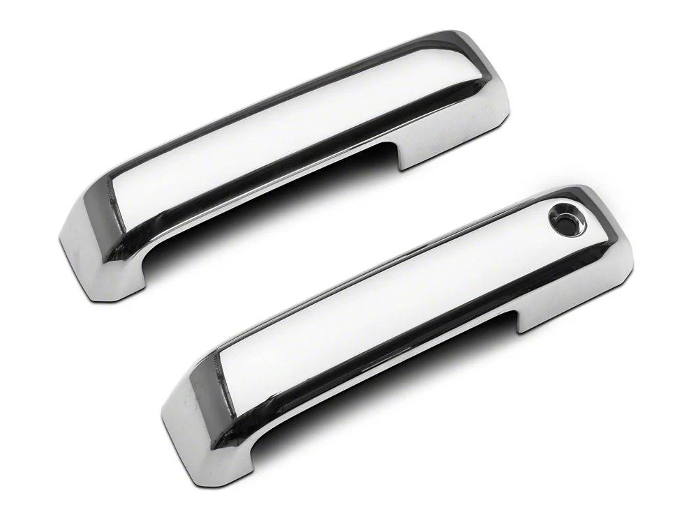 RedRock Door Handle Covers; Door Pulls Only; Chrome (17-22 F-350 Super Duty Regular Cab, SuperCab) - Image 3