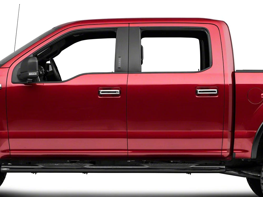 RedRock Door Handle Covers; Door Pulls Only; Chrome (17-22 F-350 Super Duty SuperCrew) - Image 2