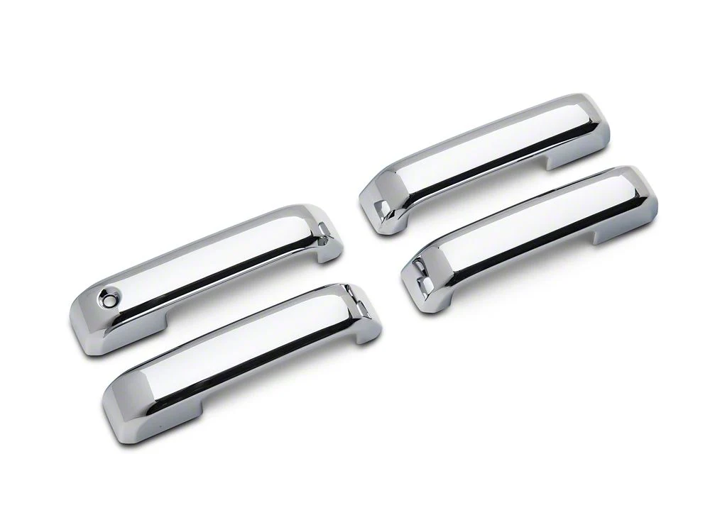 RedRock Door Handle Covers; Door Pulls Only; Chrome (17-22 F-350 Super Duty SuperCrew) - Image 3