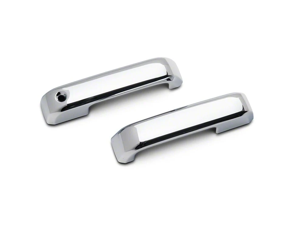 RedRock Door Handle Covers; Door Pulls Only; Chrome (17-22 F-350 Super Duty SuperCrew) - Image 4