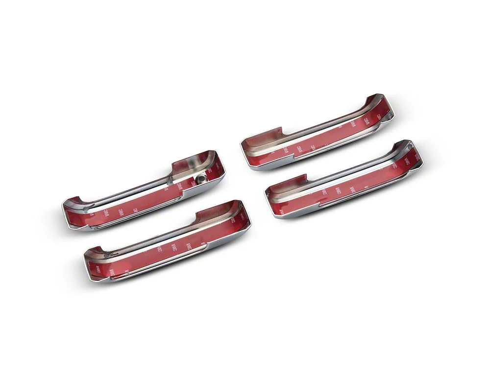 RedRock Door Handle Covers; Door Pulls Only; Chrome (17-22 F-350 Super Duty SuperCrew) - Image 5