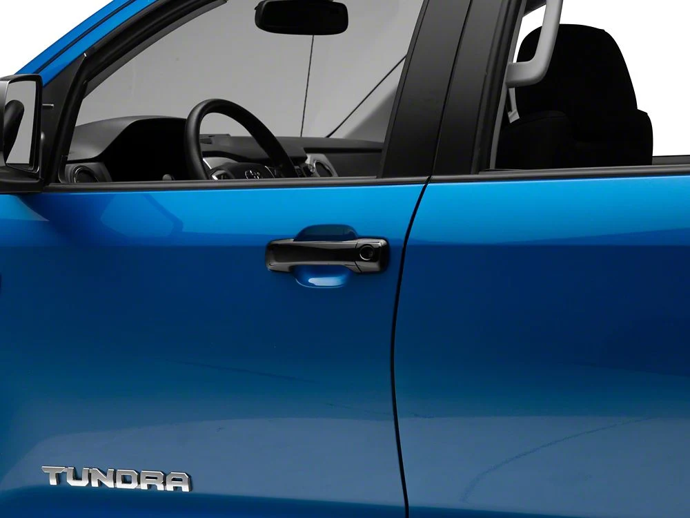 RedRock Door Handle Covers; Gloss Black (07-21 Tundra) - Image 6