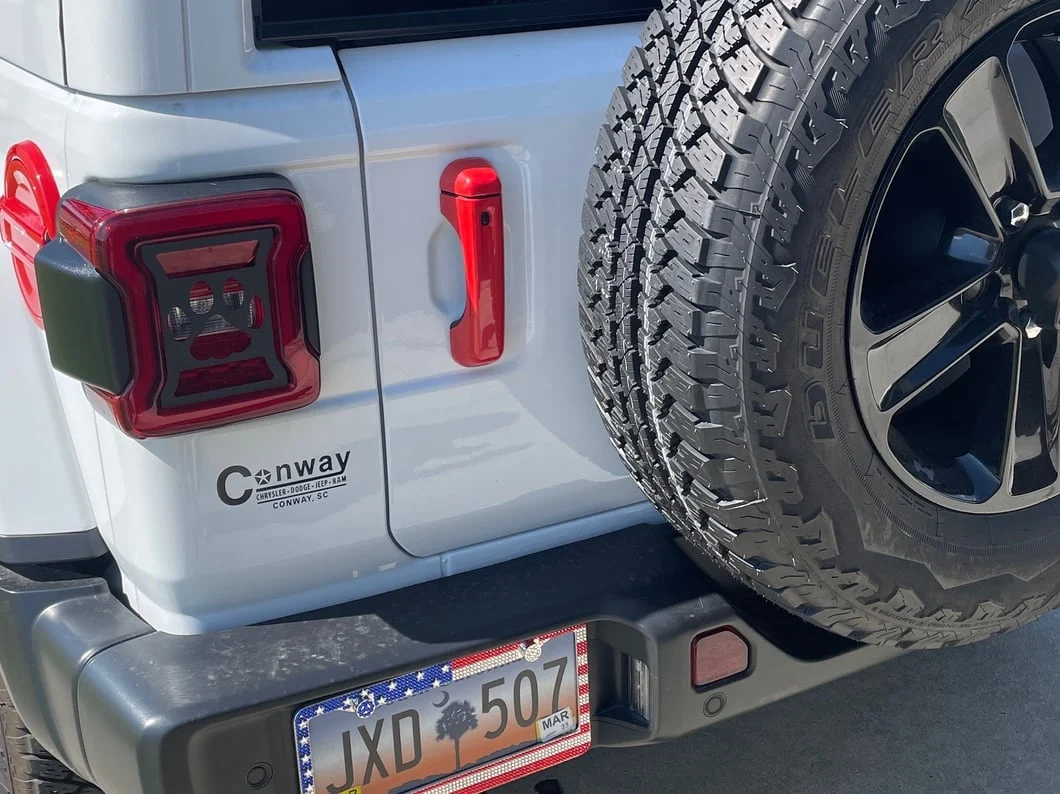 RedRock Door Handle Covers; Red (18-25 Jeep Wrangler JL 4-Door) - Image 14
