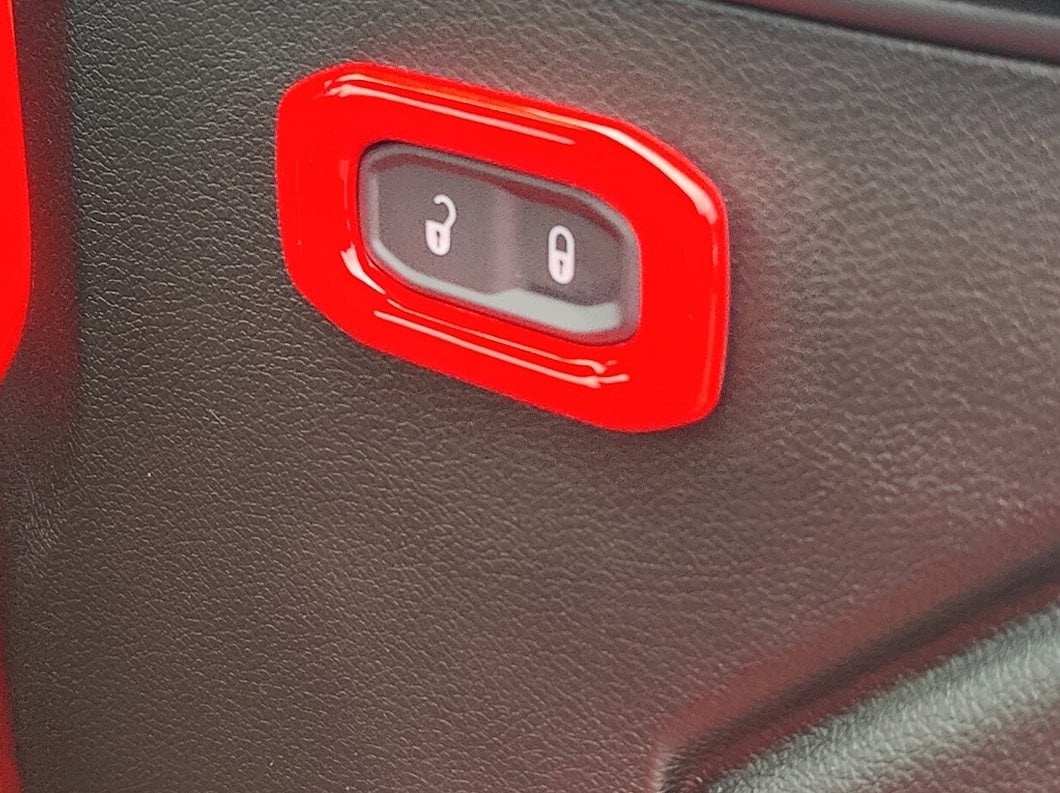 RedRock Door Lock Switch Trim; Red (18-25 Jeep Wrangler JL) - Image 9