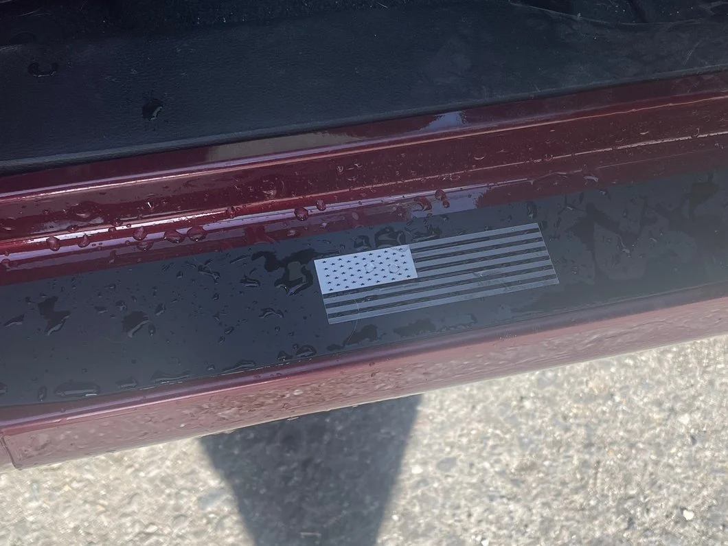 RedRock Door Sill Entry Guards with Flag; Black (18-25 Jeep Wrangler JL 4-Door) - Image 12
