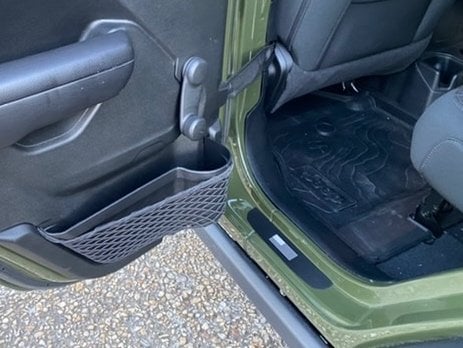 RedRock Door Sill Entry Guards with Flag; Black (18-25 Jeep Wrangler JL 4-Door) - Image 13