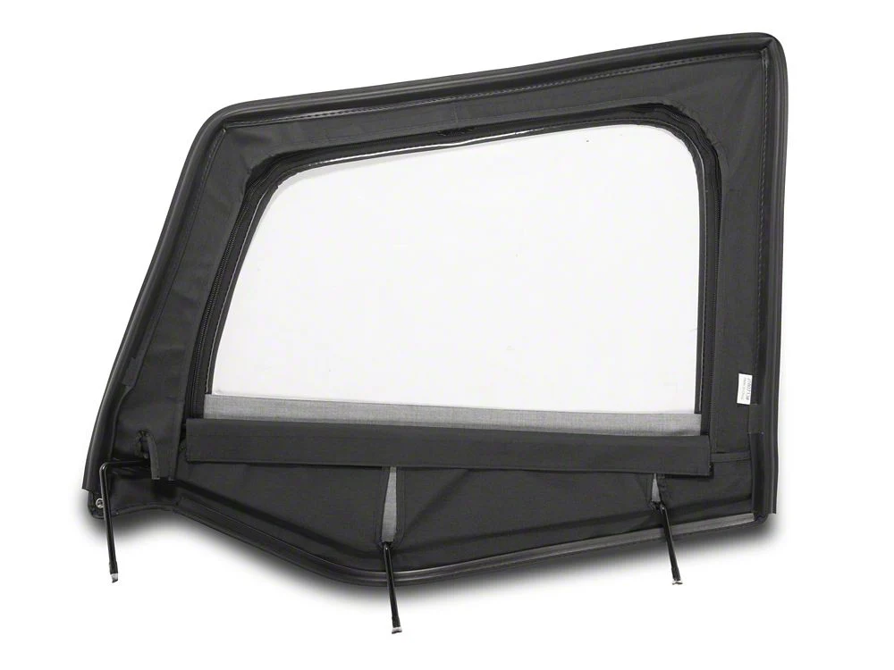 RedRock Door Skin with Frame; Passenger Side; Black Denim (87-95 Jeep Wrangler YJ) - Image 3