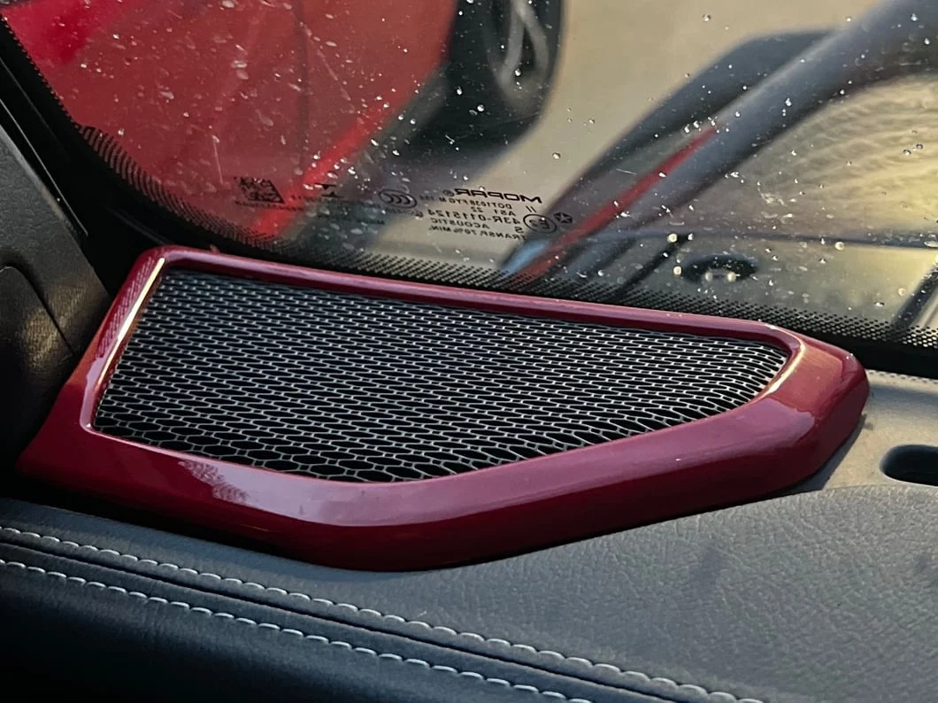 RedRock Door Speaker Trim; Red (18-25 Jeep Wrangler JL) - Image 12