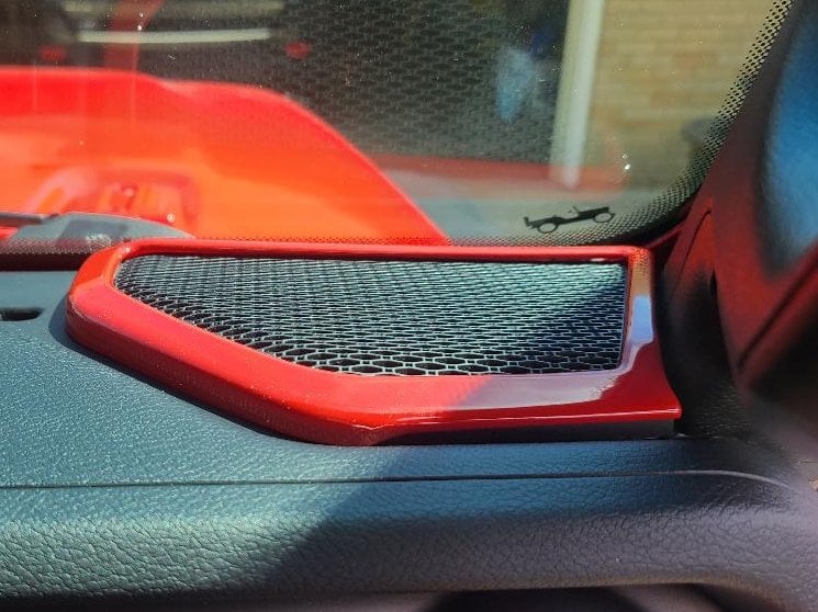 RedRock Door Speaker Trim; Red (18-25 Jeep Wrangler JL) - Image 13