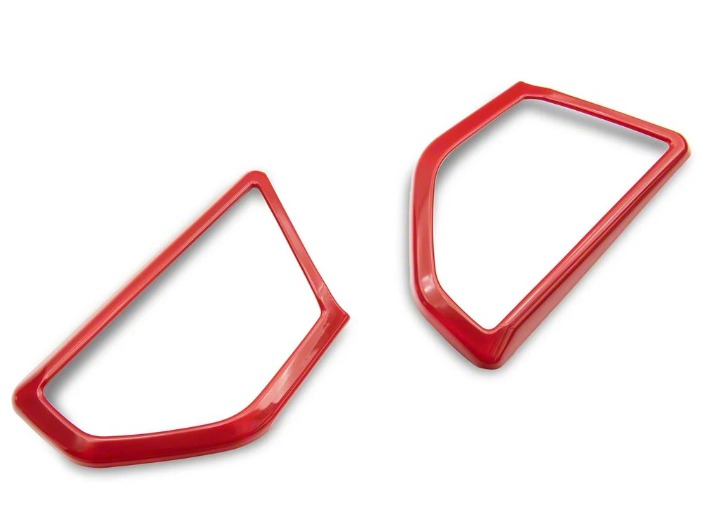 RedRock Door Speaker Trim; Red (18-25 Jeep Wrangler JL) - Image 2