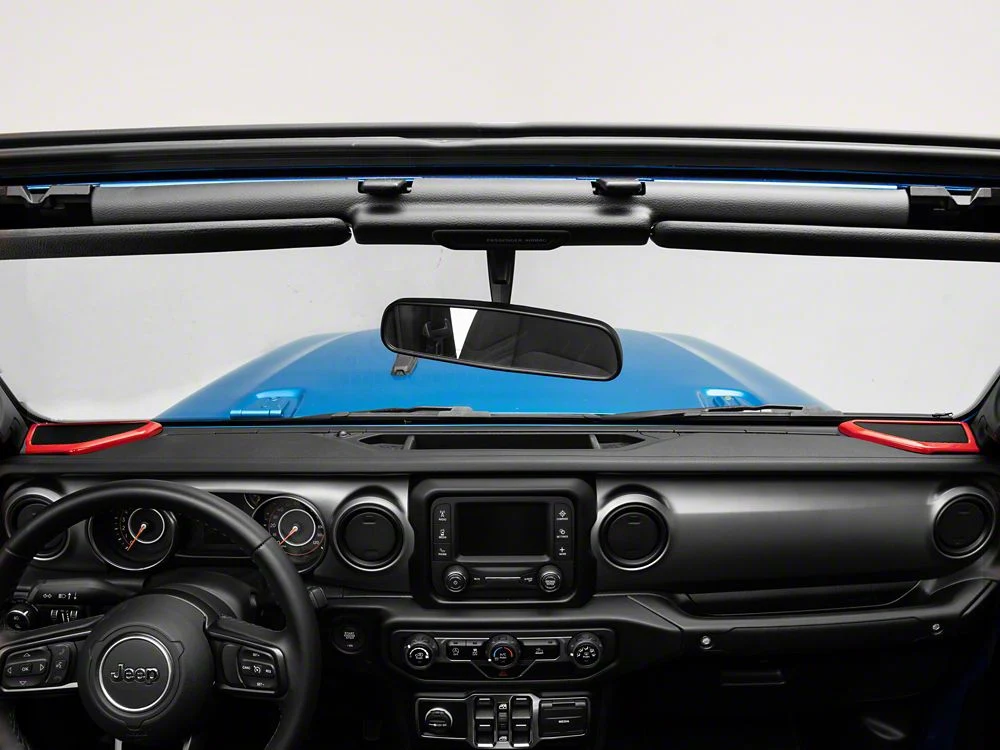 RedRock Door Speaker Trim; Red (20-25 Jeep Gladiator JT) - Image 6