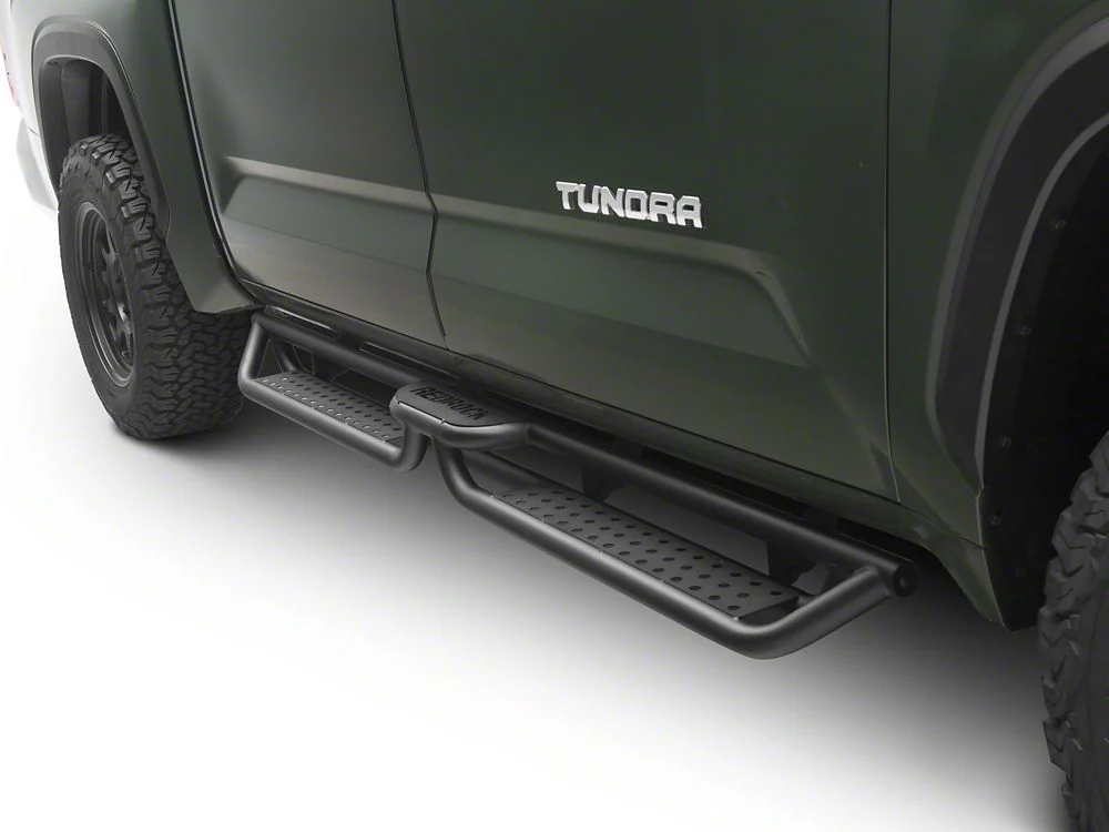 RedRock Drop Step Running Boards; Textured Black (22-25 Tundra CrewMax) - Image 7