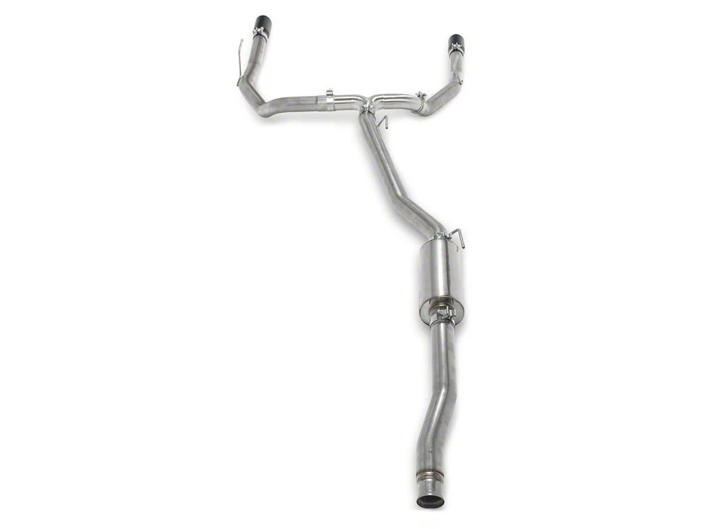 RedRock Dual Exhaust System with Black Tips; Rear Exit (20-25 3.6L Jeep Gladiator JT) - Image 4