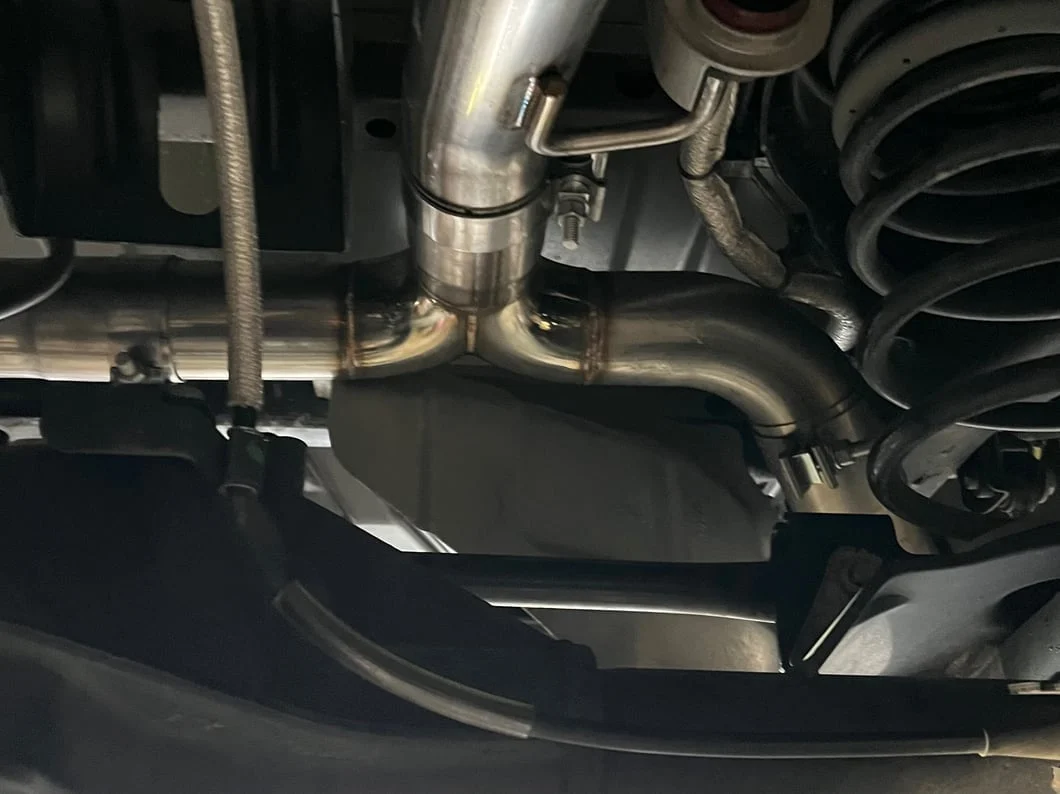 RedRock Dual Exhaust System with Polished Tips; Rear Exit (20-25 3.6L Jeep Gladiator JT) - Image 14