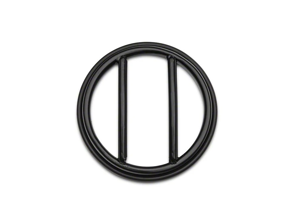 RedRock Euro Fog Light Guards; Black (07-18 Jeep Wrangler JK) - Image 4