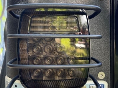 RedRock Euro Tail Light Guards; Black (87-06 Jeep Wrangler YJ & TJ) - Image 16
