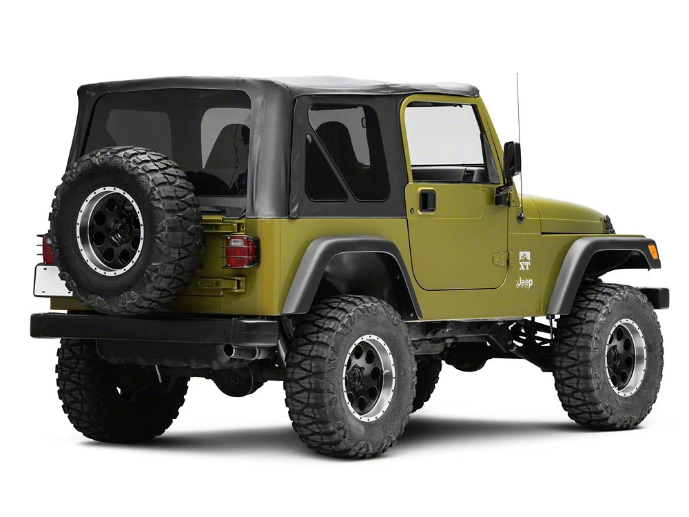 RedRock Euro Tail Light Guards; Black (87-06 Jeep Wrangler YJ & TJ) - Image 4