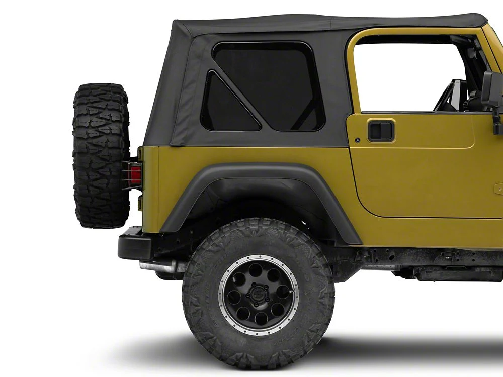 RedRock Euro Tail Light Guards; Black (87-06 Jeep Wrangler YJ & TJ) - Image 9