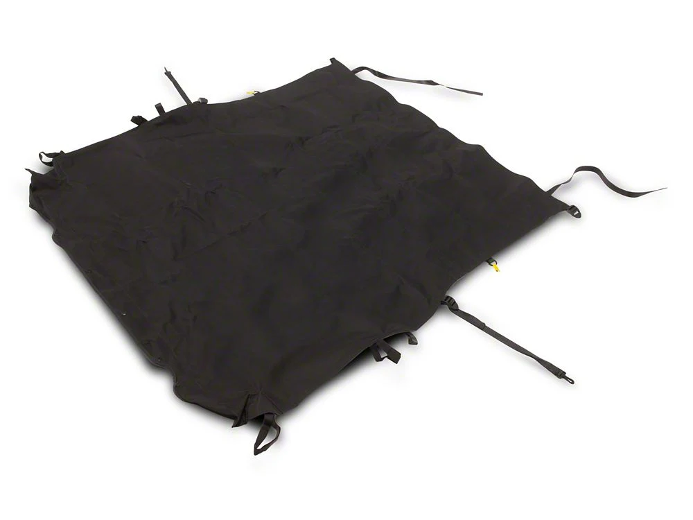 RedRock Extended Bikini Top; Black Diamond (07-10 Jeep Wrangler JK 2-Door) - Image 2