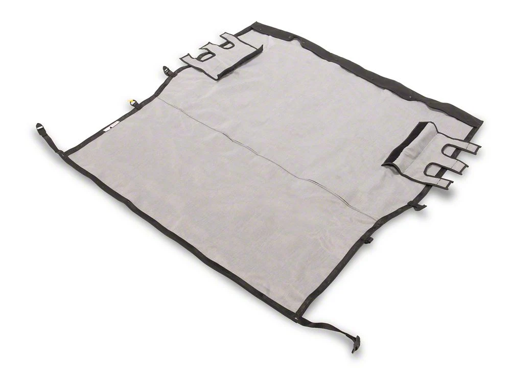 RedRock Extended Bikini Top; Black Diamond (11-18 Jeep Wrangler JK 2-Door) - Image 3