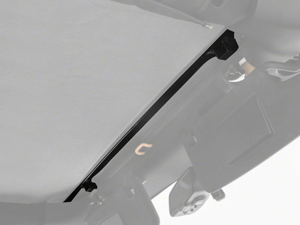 RedRock Extended Bikini Top with Header Panel; Black Diamond (11-18 Jeep Wrangler JK 4-Door) - Image 7