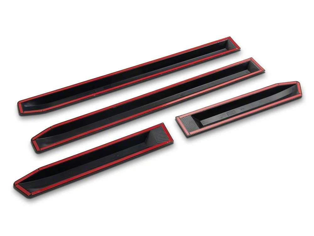 RedRock Exterior Door Trim; Carbon Fiber Appearance (21-25 Bronco 4-Door) - Image 5