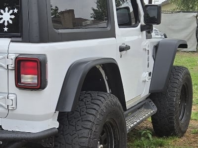 RedRock Flat Style Fender Flares with LED DRL and Turn Signals (18-25 Jeep Wrangler JL) - Image 17