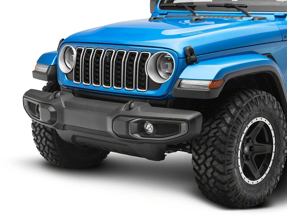 RedRock Fog Light Surround; Gray; Driver Side (18-25 Jeep Wrangler JL Sahara) - Image 4
