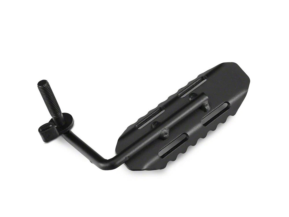 RedRock Foot Pegs; Textured Black (07-18 Jeep Wrangler JK) - Image 7