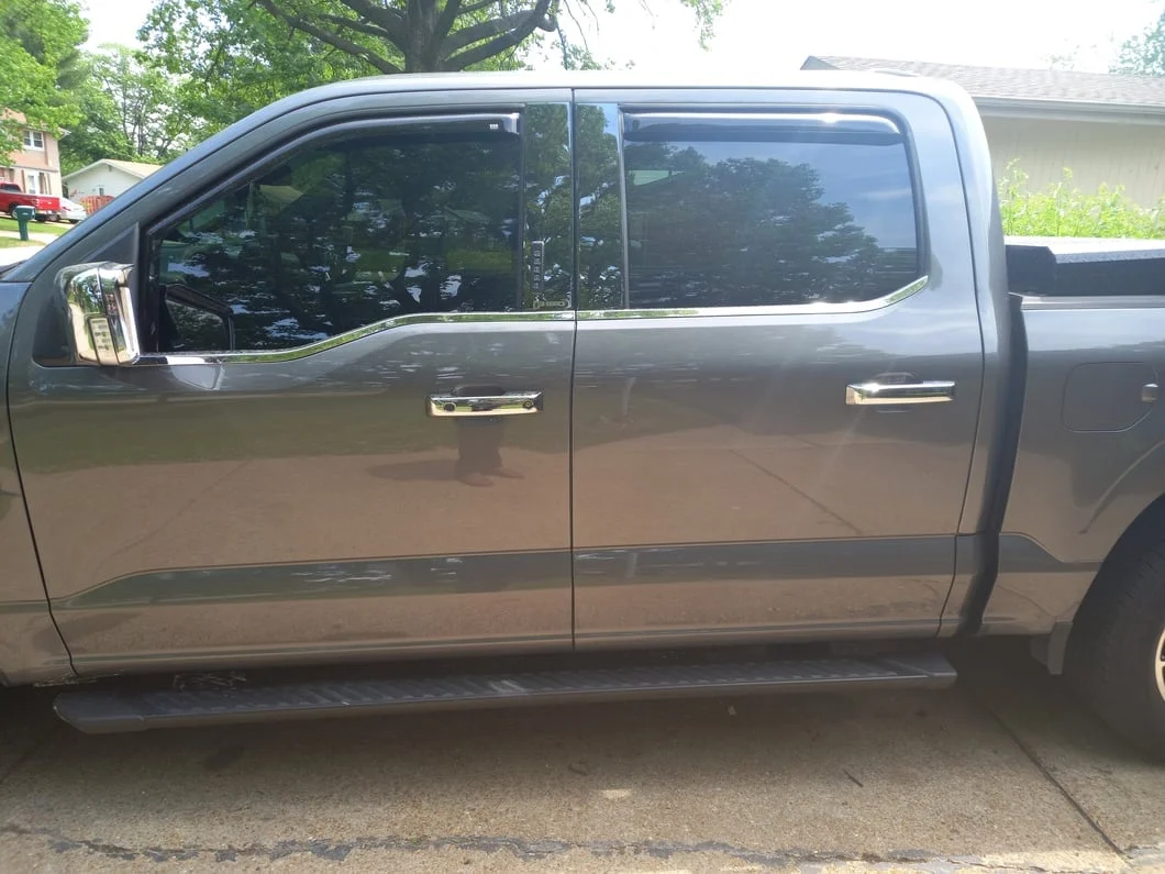 RedRock Front and Rear Door Handle Covers; Chrome (21-25 F-150 SuperCrew w/ Smart Key Button) - Image 13