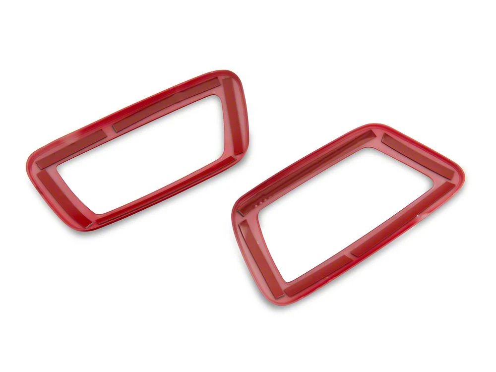 RedRock Front Door Handle Trim; Red (16-23 Tacoma) - Image 3