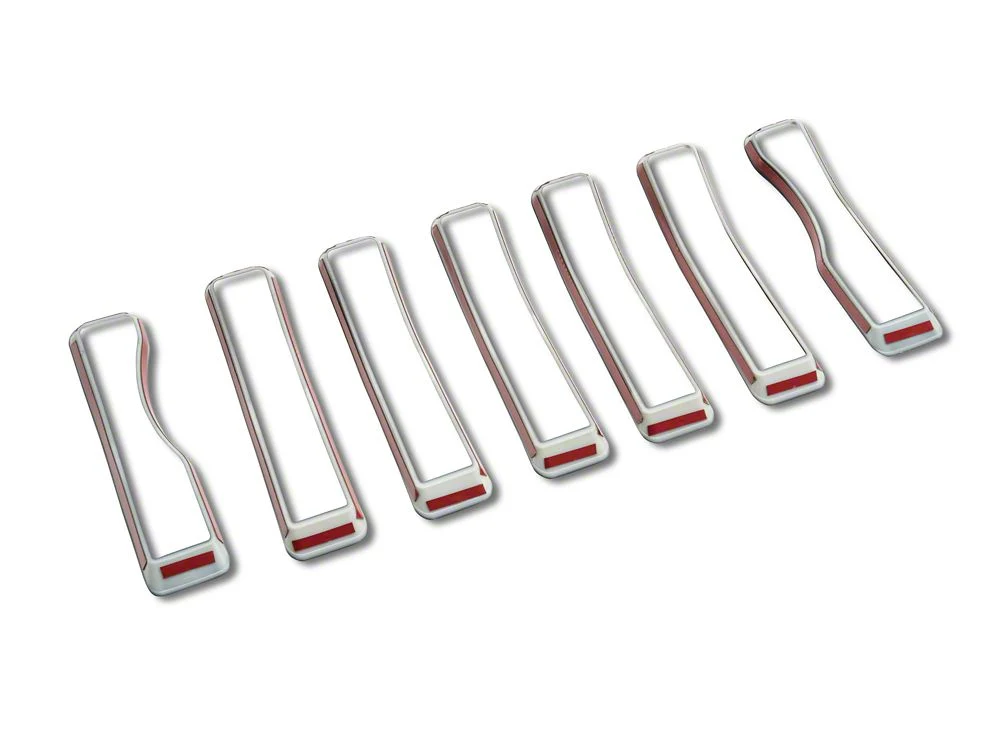 RedRock Front Grille Inserts; Black (18-23 Jeep Wrangler JL Sport w/o TrailCam) - Image 8