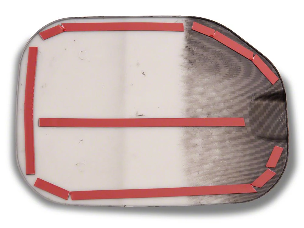 RedRock Fuel Door Cover; Carbon Fiber (21-25 F-150) - Image 5
