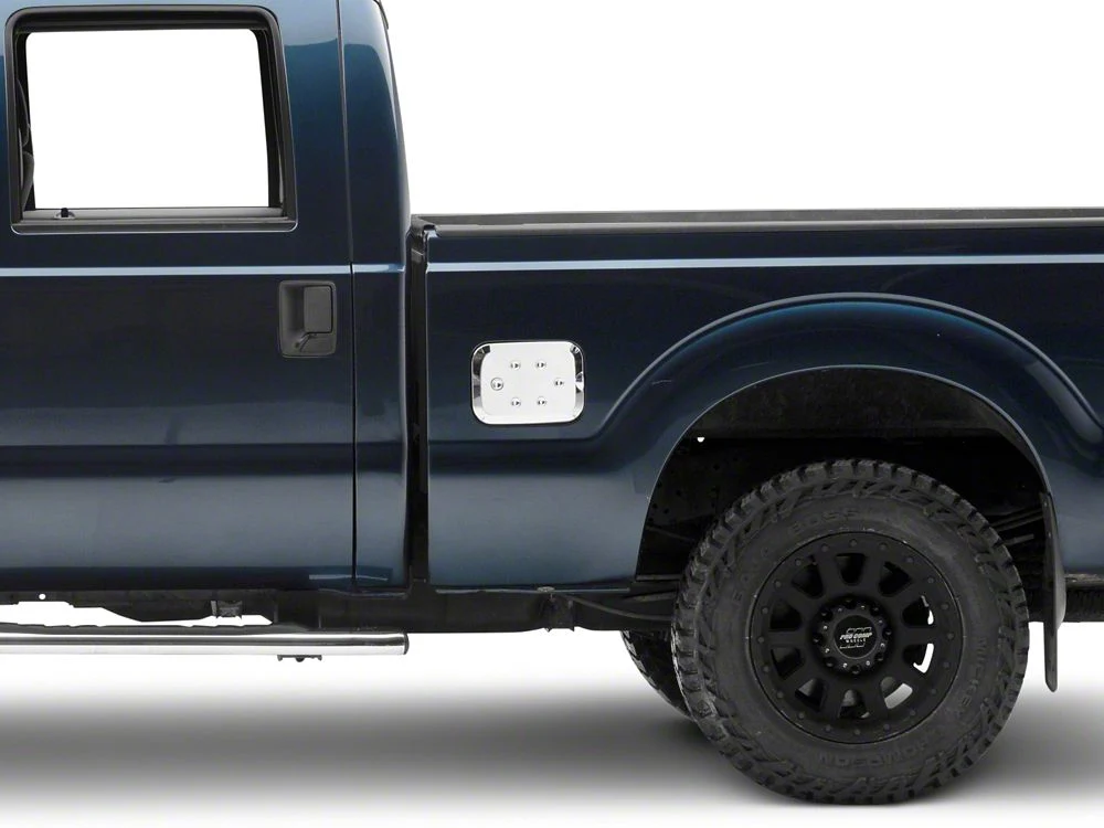 RedRock Fuel Door Cover; Chrome (11-16 F-250 Super Duty) - Image 4